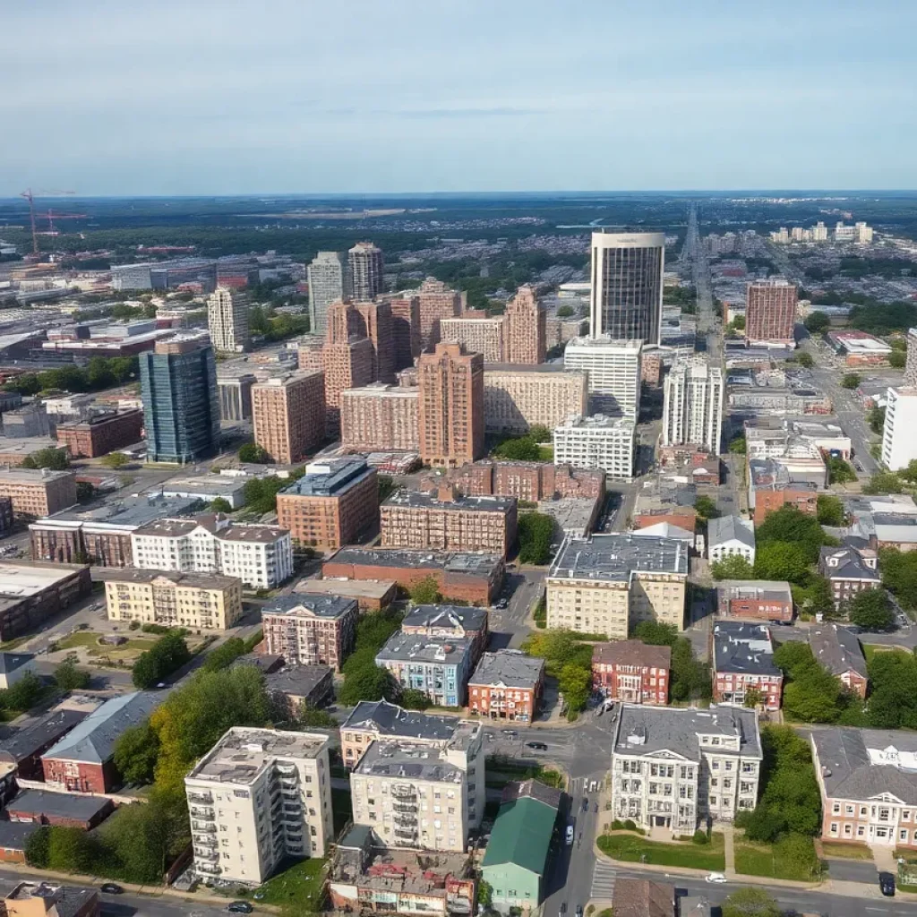 Abandoned properties in Baltimore reflecting economic challenges.