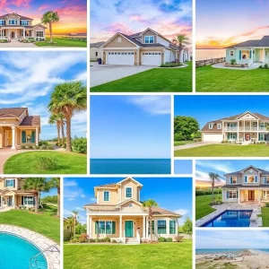 Collage of attractive property listings in Virginia Beach showing diverse homes.