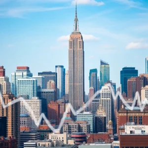 New York City skyline with diverse real estate properties