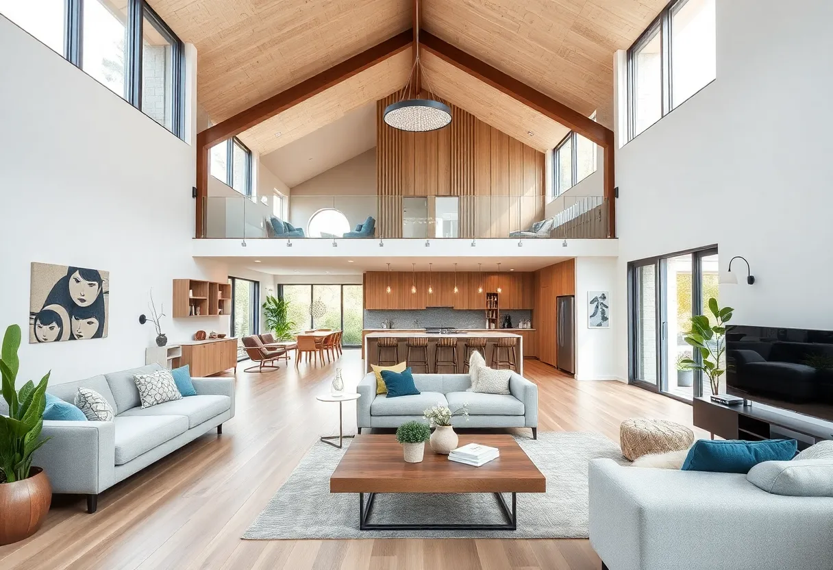 Modern home interior highlighting renovation trends