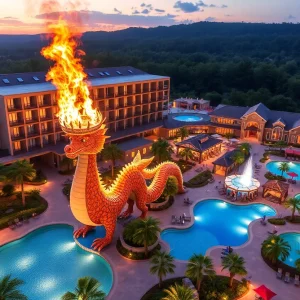 Rendering of Dellshire Resort in Wisconsin Dells