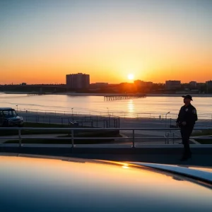 Virginia Beach sunrise symbolizing community safety