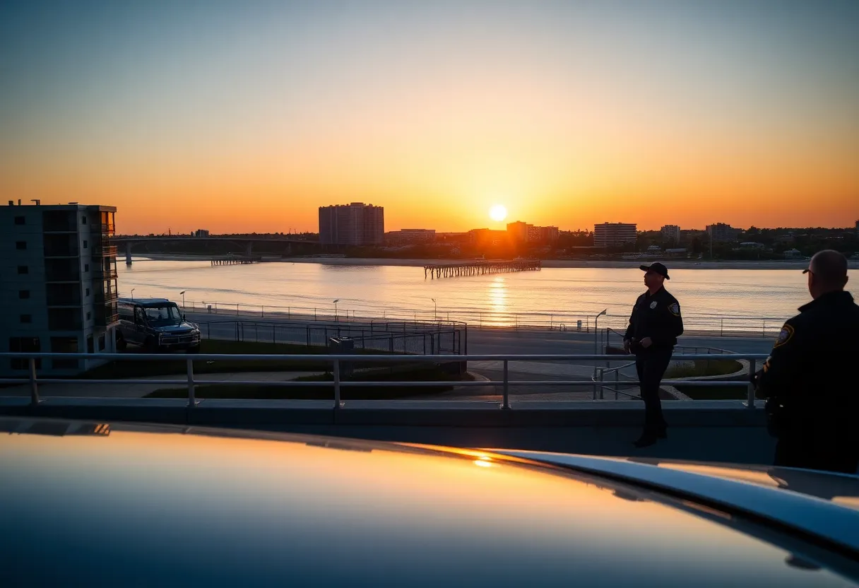 Virginia Beach sunrise symbolizing community safety