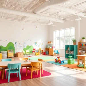 A spacious, well-equipped autism therapy center with sensory and activity rooms for children