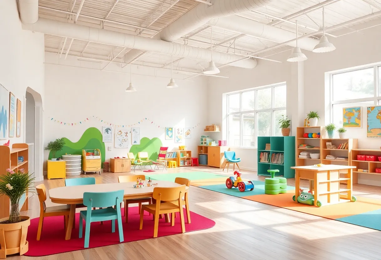 A spacious, well-equipped autism therapy center with sensory and activity rooms for children