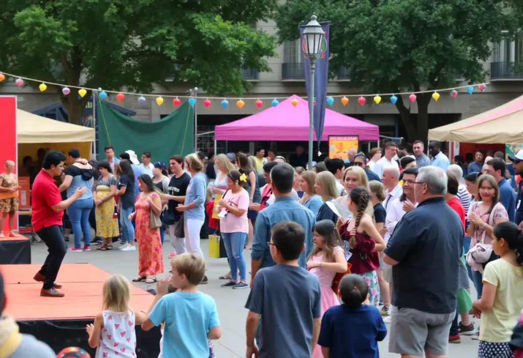 Community members enjoying the Proteus Festival in Virginia Beach