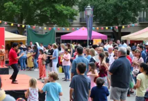 Community members enjoying the Proteus Festival in Virginia Beach