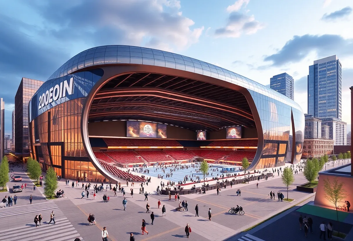 Rendering of the proposed Virginia Beach arena