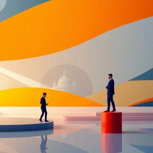 Abstract depiction of leadership and influence in Virginia's legal community.