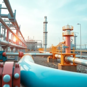 Gas pipelines and utility infrastructure in Virginia
