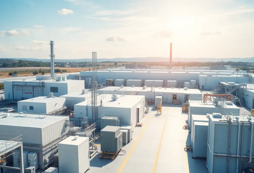 Modern pharmaceutical manufacturing facility in Virginia