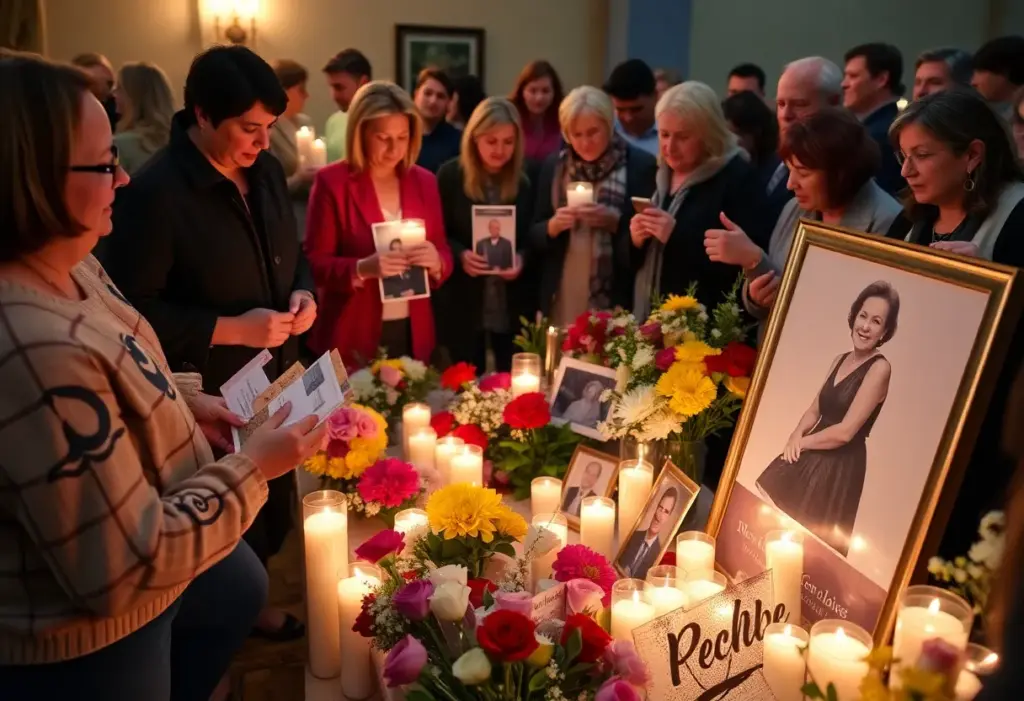 Community members gather to celebrate the life of Isaiah Michael Villa.