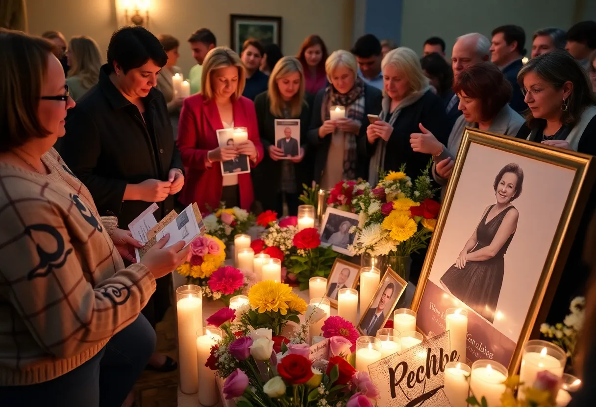 Community members gather to celebrate the life of Isaiah Michael Villa.