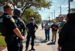 Police presence in Virginia Beach following a stabbing incident