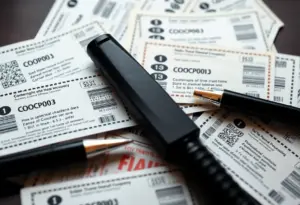 Counterfeit coupons and security features illustrating coupon fraud prevention