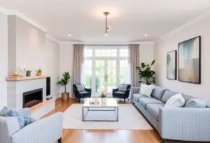 Interior design showcasing functionality and aesthetics in home renovation