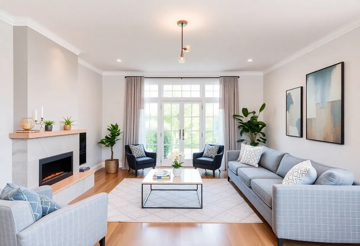 Interior design showcasing functionality and aesthetics in home renovation