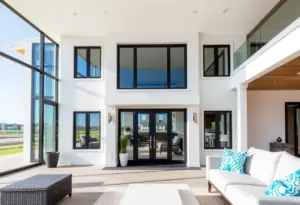 A custom home under construction in Virginia Beach