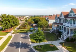A walkable neighborhood in Virginia Beach with parks and homes